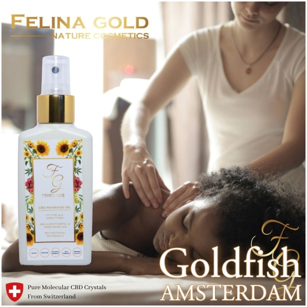 Felina Gold CBD massage oil